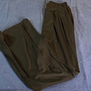 Women’s Black Althetic Flare leg  Pants
